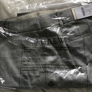 J Crew Factory Wool Skimmer Pant Hthr Gray 10 NWT